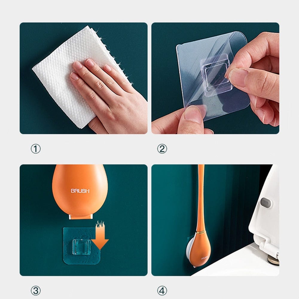 Escobillero de Silicona Flexible para el Hogar Moderno