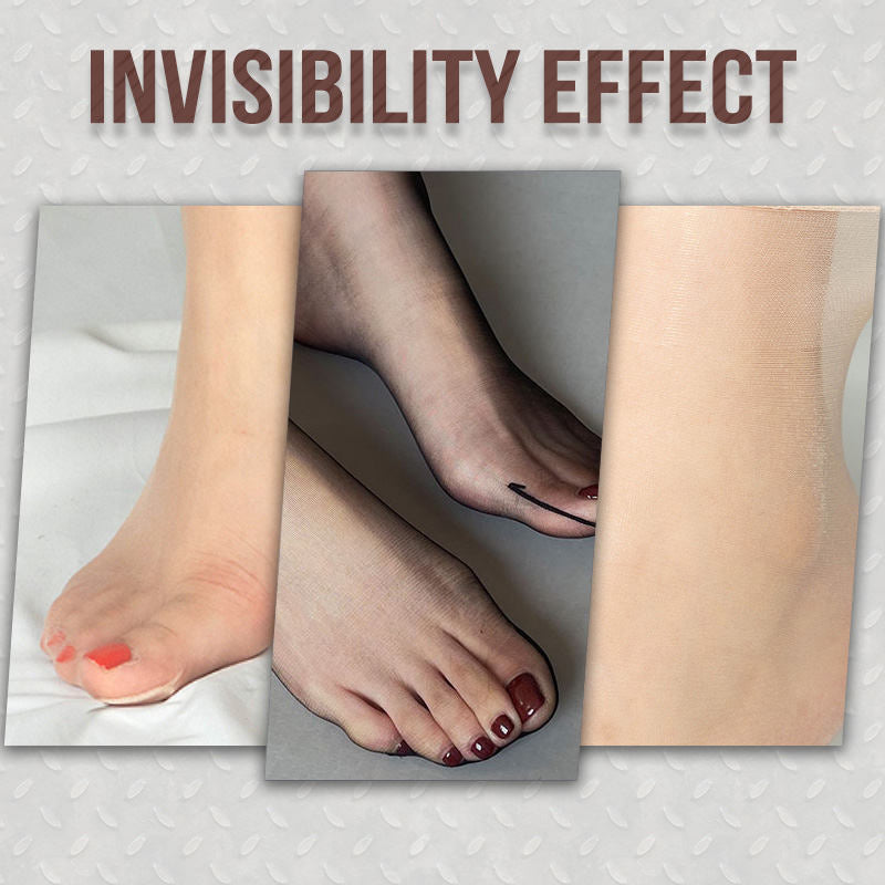 Calcetines de seda de cristal antideslizantes e invisibles