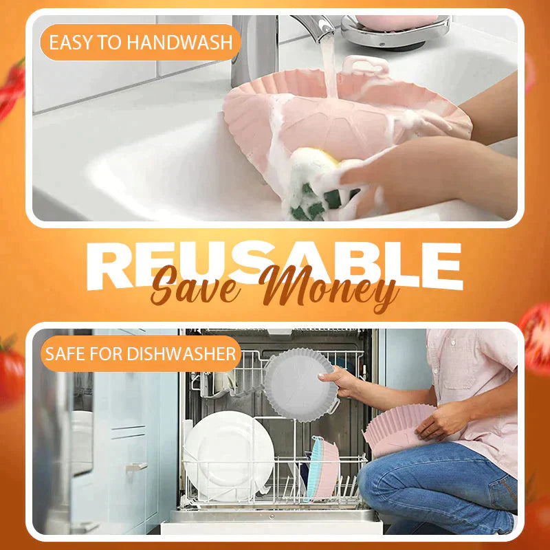Compra 2 y llévate 1 gratis 🔥Air Fryer Silicone Baking Sheet
