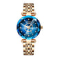 Reloj de acero inoxidable para mujer Delicate Starry