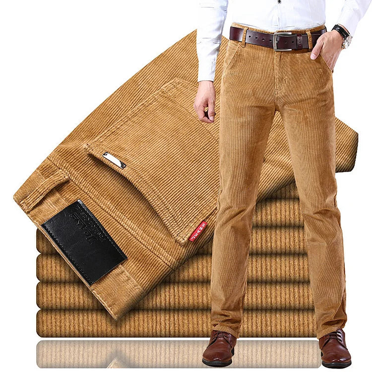 🔥50% de descuento en Black Friday💥Pantalón de pana de ajuste clásico para hombres