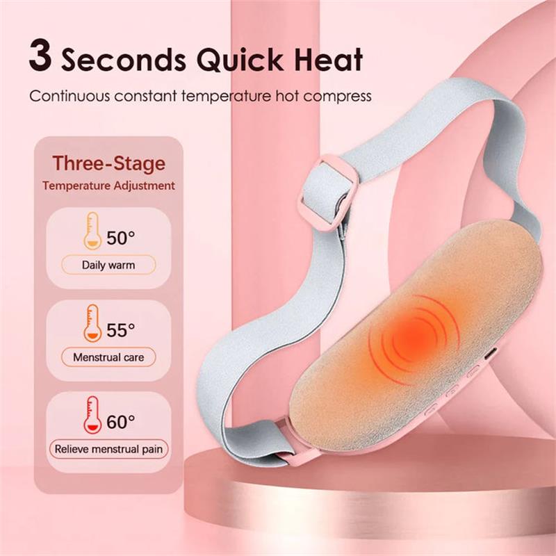 Almohadilla Terapéutica de Calor y Masaje - (Calambres menstruales y cualquier dolor)