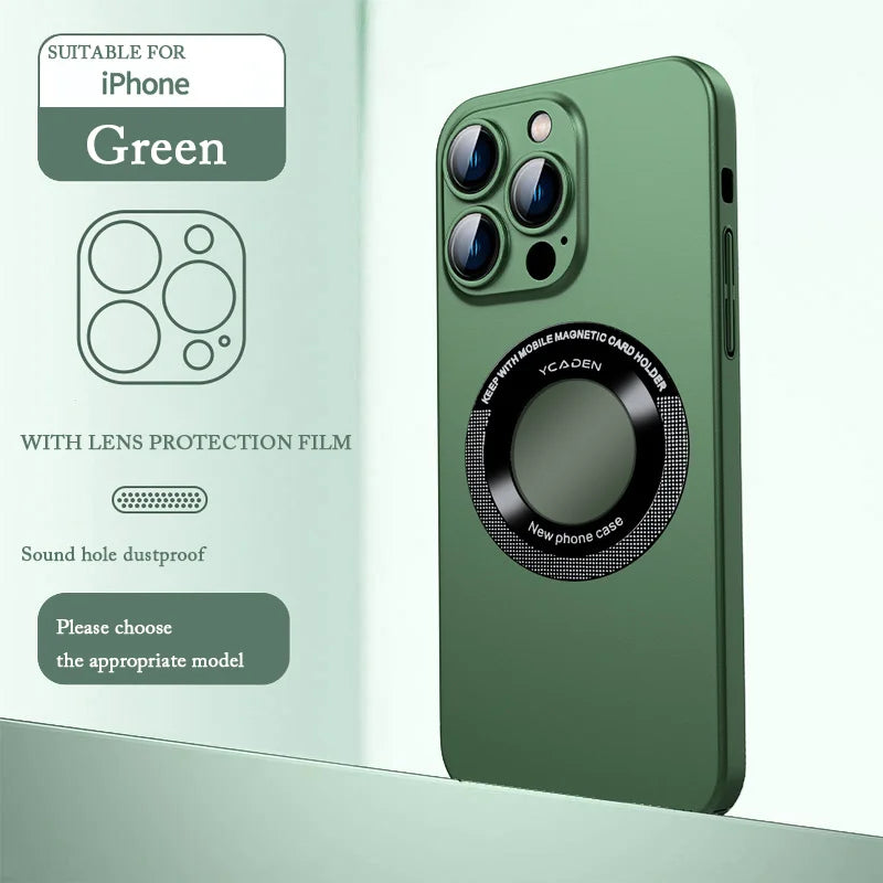 2023 NEW Funda de malla antipolvo con marca de fuga magnética para iPhone