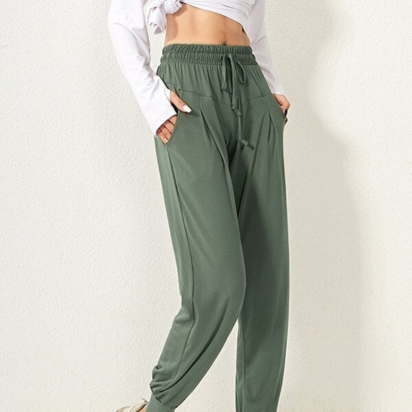Pantalones de Chándal de Cintura Alta