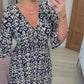 Cuello en V Wild Seaside Vacation Beach Dress-Compra 2 Envío gratuito