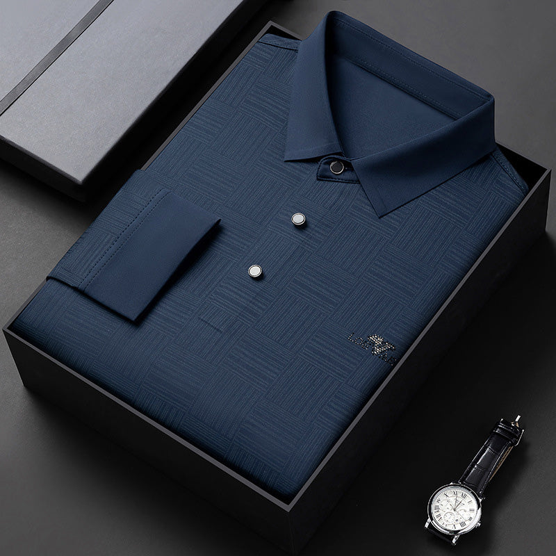 🔥BUY 2 Envío gratuito🔥Camisa casual de manga larga sin arrugas para hombre
