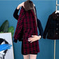 [Regalo de mujer] abrigo de chaqueta gruesa de felpa de longitud media para mujer
