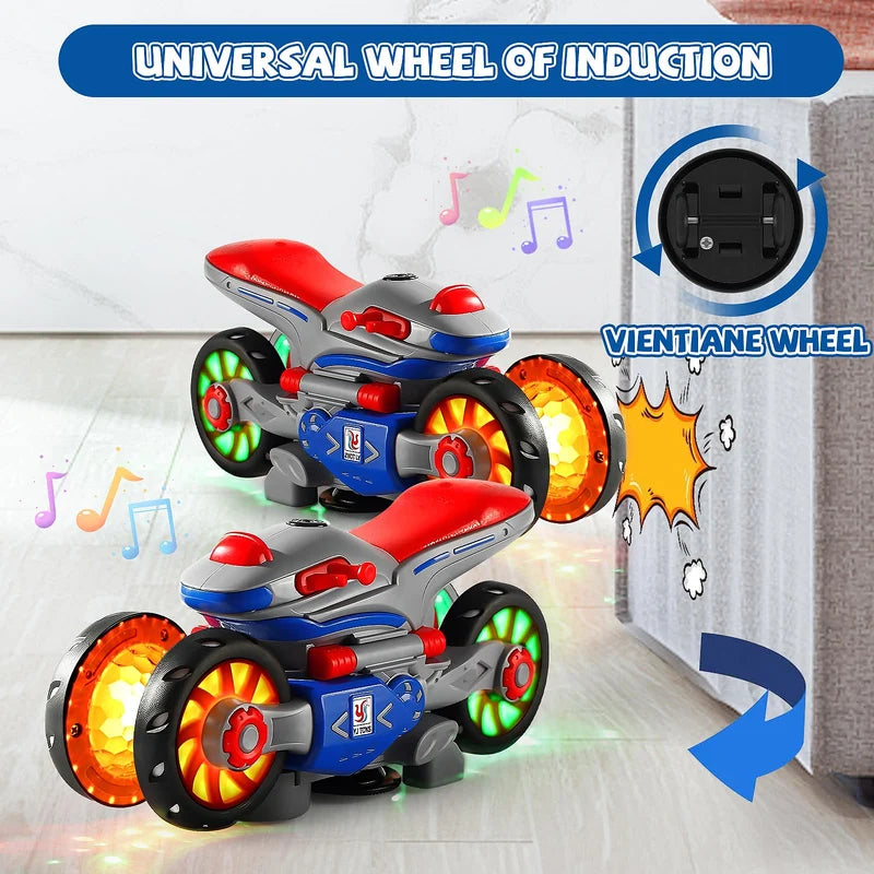 🎉Un regalo de Navidad para tu bebé, una moto transformadora con luces y música🎁