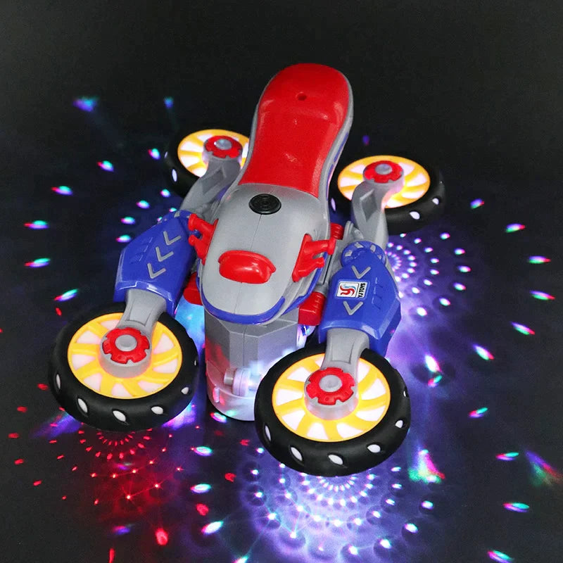 🎉Un regalo de Navidad para tu bebé, una moto transformadora con luces y música🎁
