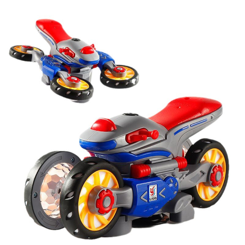 🎉Un regalo de Navidad para tu bebé, una moto transformadora con luces y música🎁