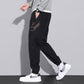 Pantalones anchos con cordón de invierno de moda urbana para hombre