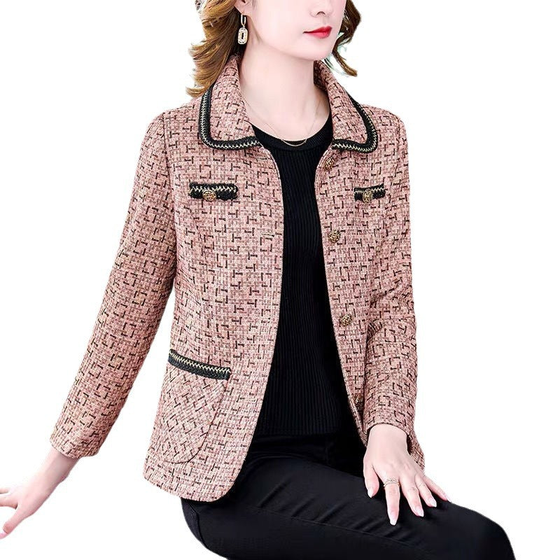 Chaqueta Vintage de Botones Elegantes para Mujeres-Perfecto Regalo