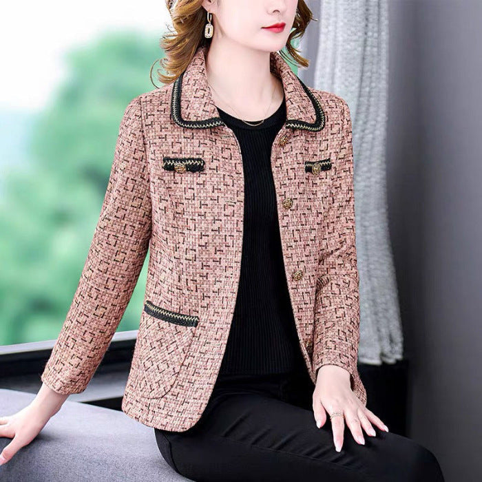 Chaqueta Vintage de Botones Elegantes para Mujeres-Perfecto Regalo