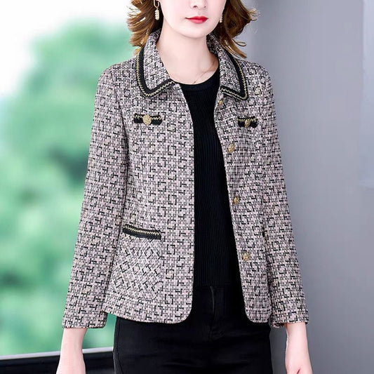 Chaqueta Vintage de Botones Elegantes para Mujeres-Perfecto Regalo