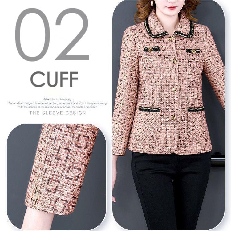 Chaqueta Vintage de Botones Elegantes para Mujeres-Perfecto Regalo
