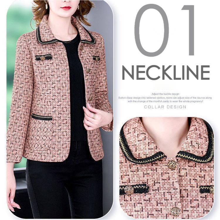 Chaqueta Vintage de Botones Elegantes para Mujeres-Perfecto Regalo