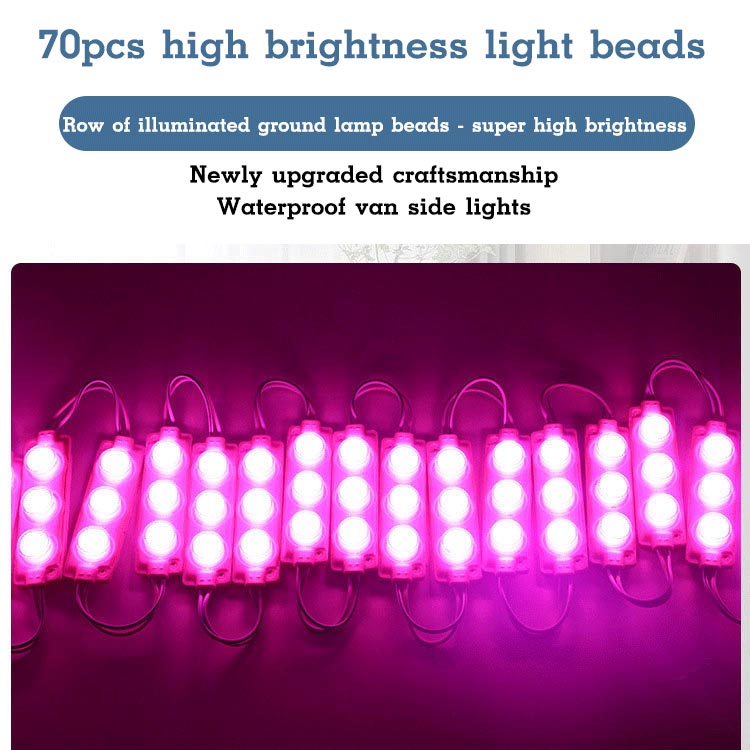 Lámpara LED Impermeable Súper Brillante Tira de Luz Lateral de Camión