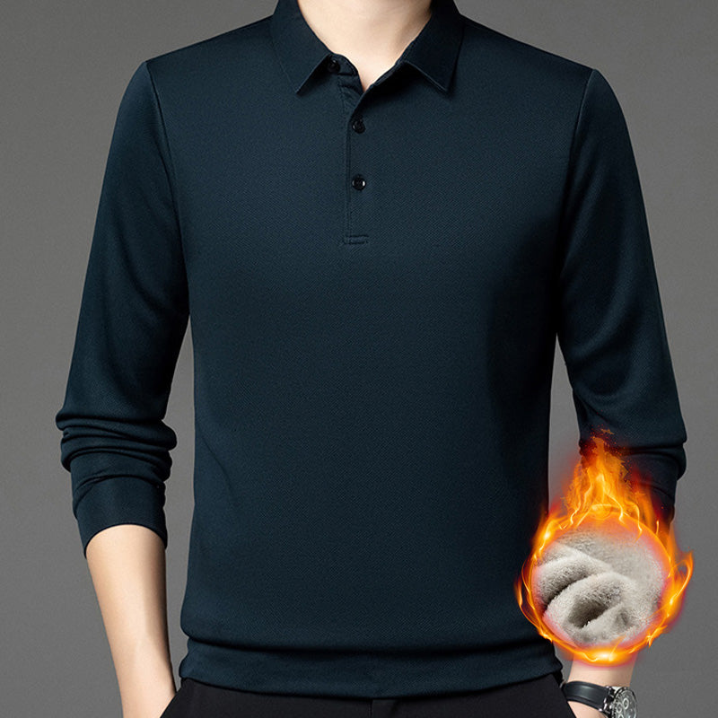 Regalo Perfecto-Camisa Acolchada Con Solapa De Gofre Para Hombre