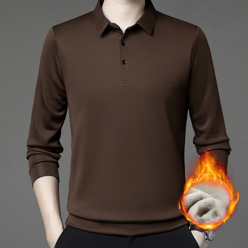 Regalo Perfecto-Camisa Acolchada Con Solapa De Gofre Para Hombre