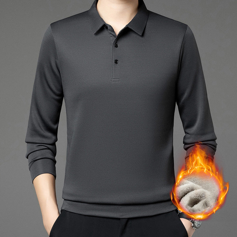 Regalo Perfecto-Camisa Acolchada Con Solapa De Gofre Para Hombre