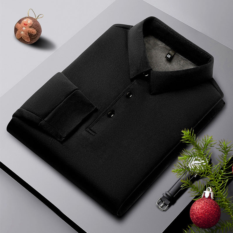 Regalo Perfecto-Camisa Acolchada Con Solapa De Gofre Para Hombre