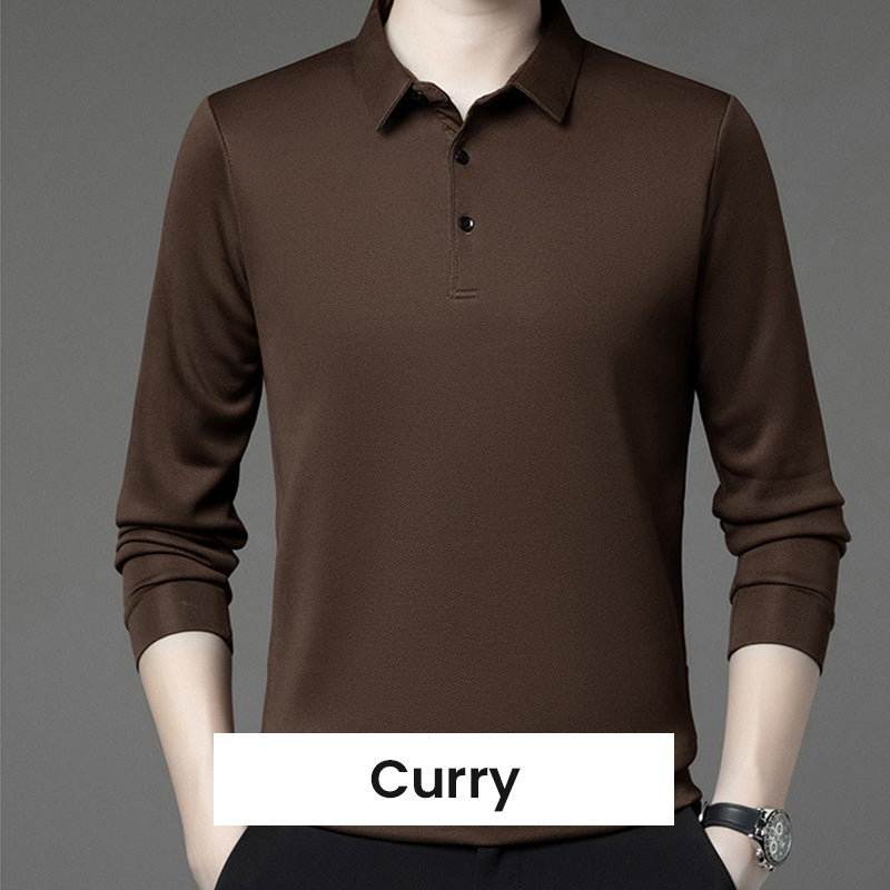 Regalo Perfecto-Camisa Acolchada Con Solapa De Gofre Para Hombre