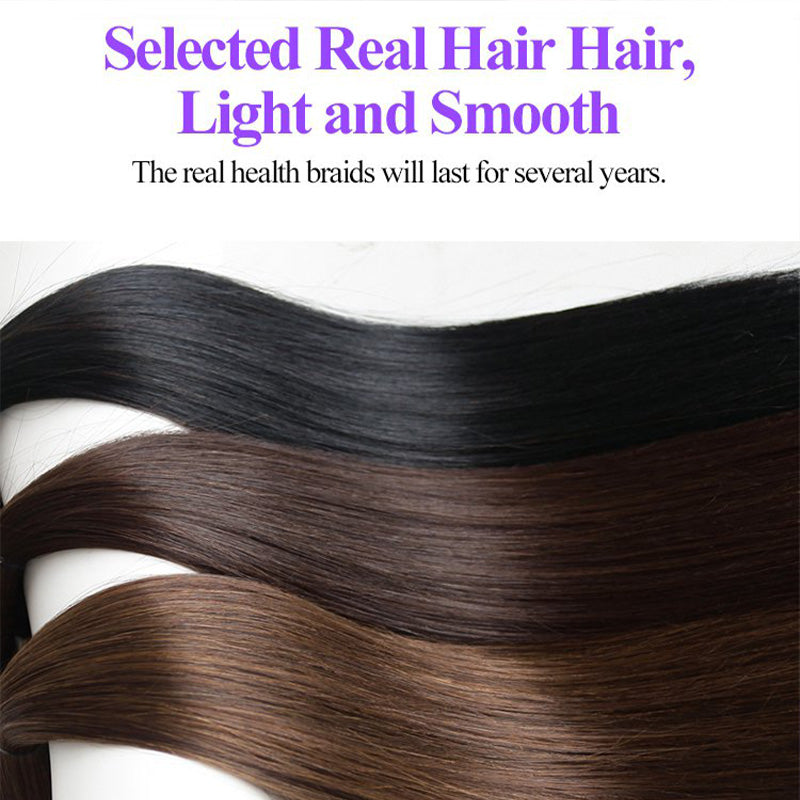 [Mejor regalo para ella] Pelera invisible clip en ocho formas de bangs