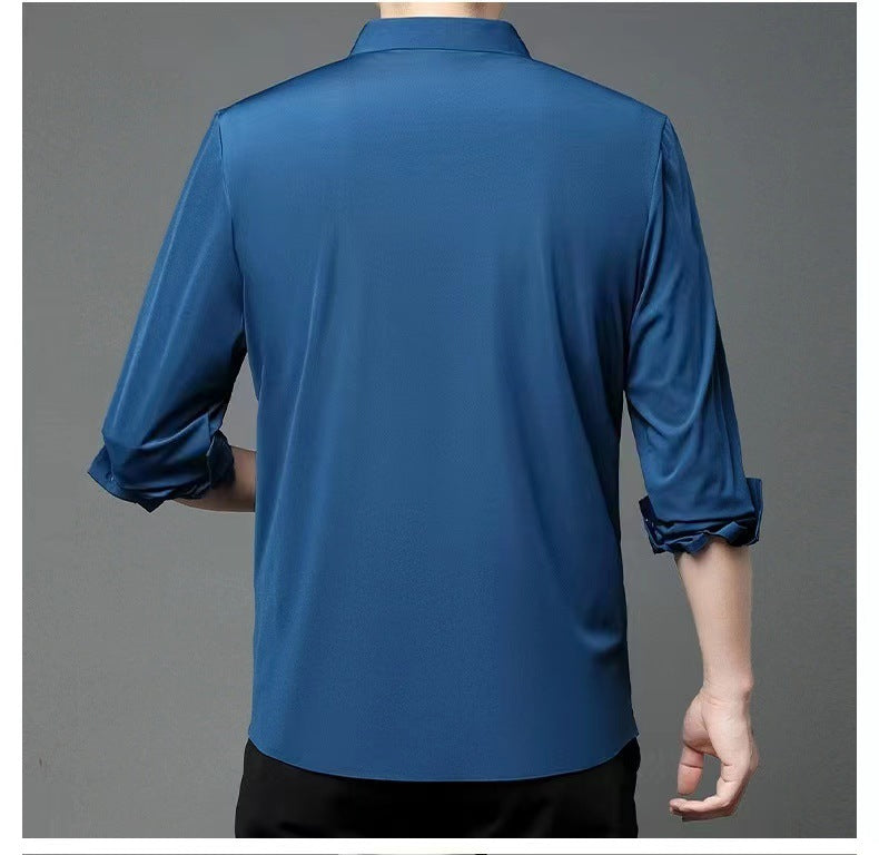 Hombres de invierno engrosada cálida camisa de manga larga（50% OFF）