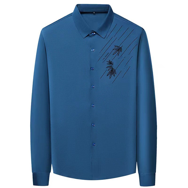 Hombres de invierno engrosada cálida camisa de manga larga（50% OFF）