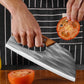 Cuchillo de cocina de acero inoxidable multifuncional que ahorra esfuerzo