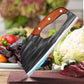 Cuchillo de cocina de acero inoxidable multifuncional que ahorra esfuerzo