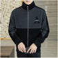 [Regalo cálido] Chaqueta de felpa con cuello de pie de moda para hombre