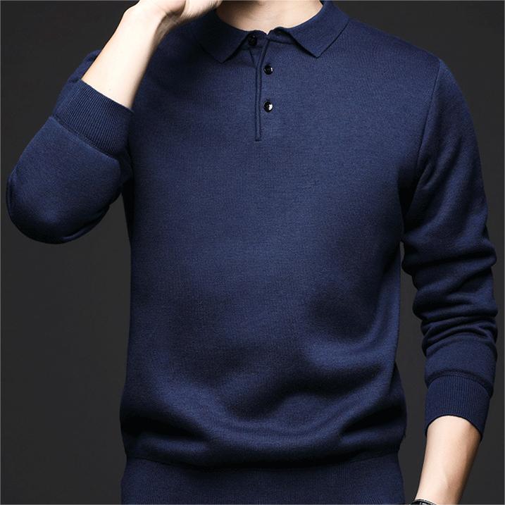 🎊Preventa de Navidad - 50% de descuento🎊-Suéter grueso acolchado con solapas para hombre en invierno