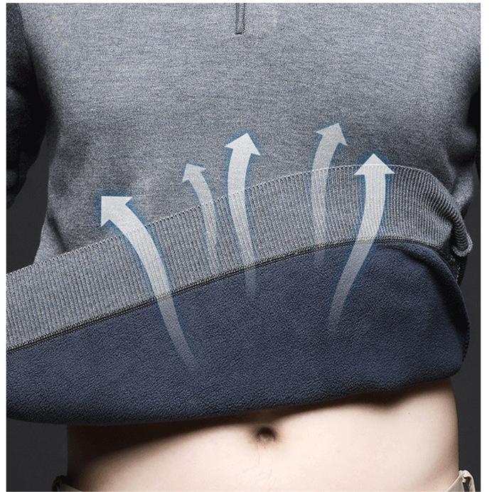 🎊Preventa de Navidad - 50% de descuento🎊-Suéter grueso acolchado con solapas para hombre en invierno