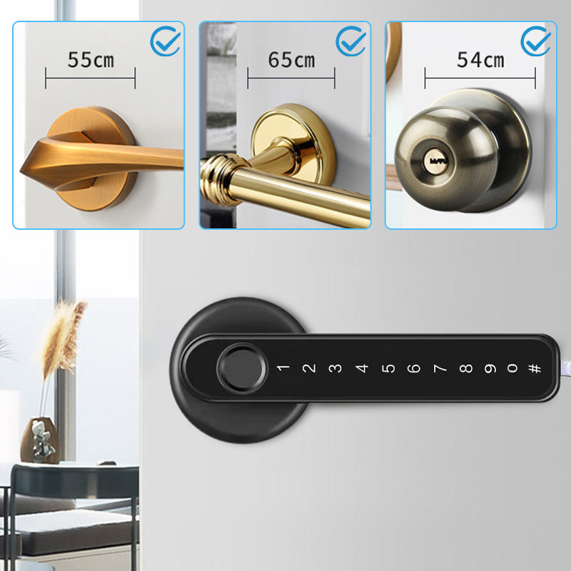 🔥Envío gratuito🔥 huella digital inteligente manija de la cerradura de la puerta con Bluetooth APP Control