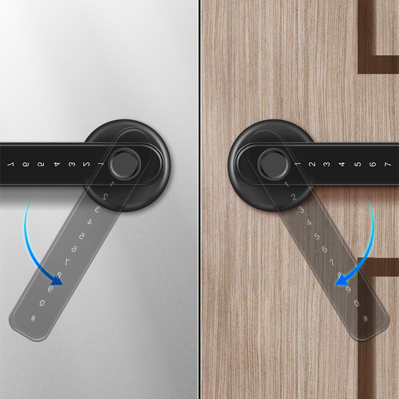 🔥Envío gratuito🔥 huella digital inteligente manija de la cerradura de la puerta con Bluetooth APP Control