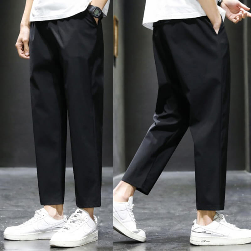 Pantalones Rectos Sueltos y Transpirables de Verano
