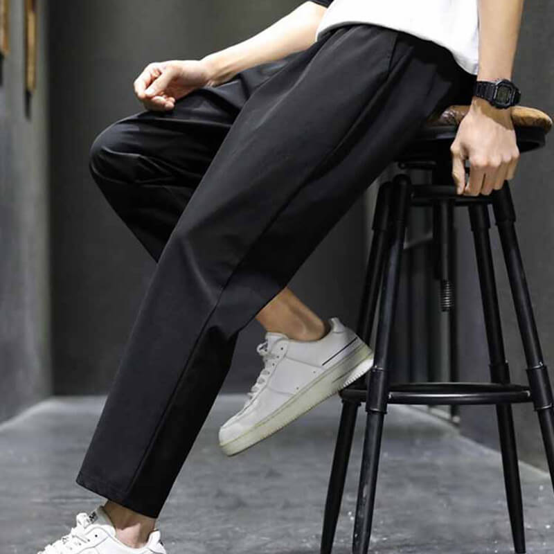 Pantalones Rectos Sueltos y Transpirables de Verano