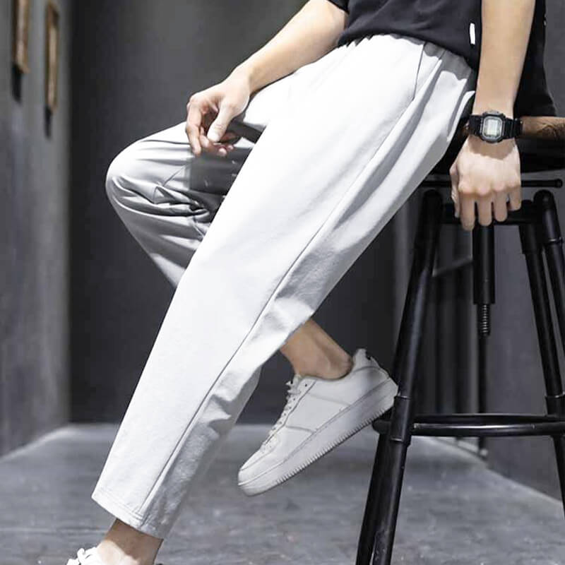 Pantalones Rectos Sueltos y Transpirables de Verano